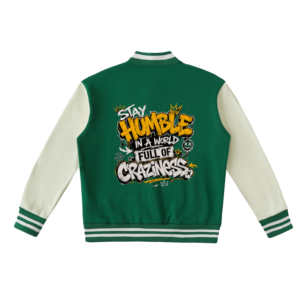 Fuse982 Two-Tone Fleeced Varsity Jacket