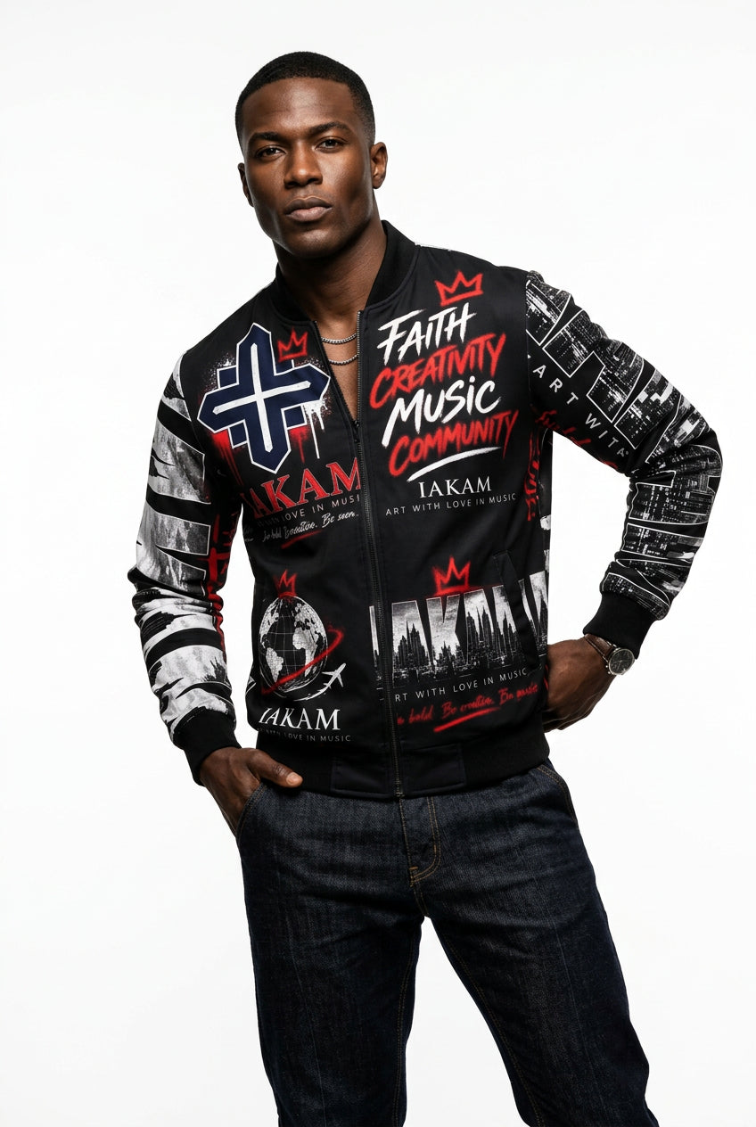 Faith Community Music IAKAM Bomber Jacket