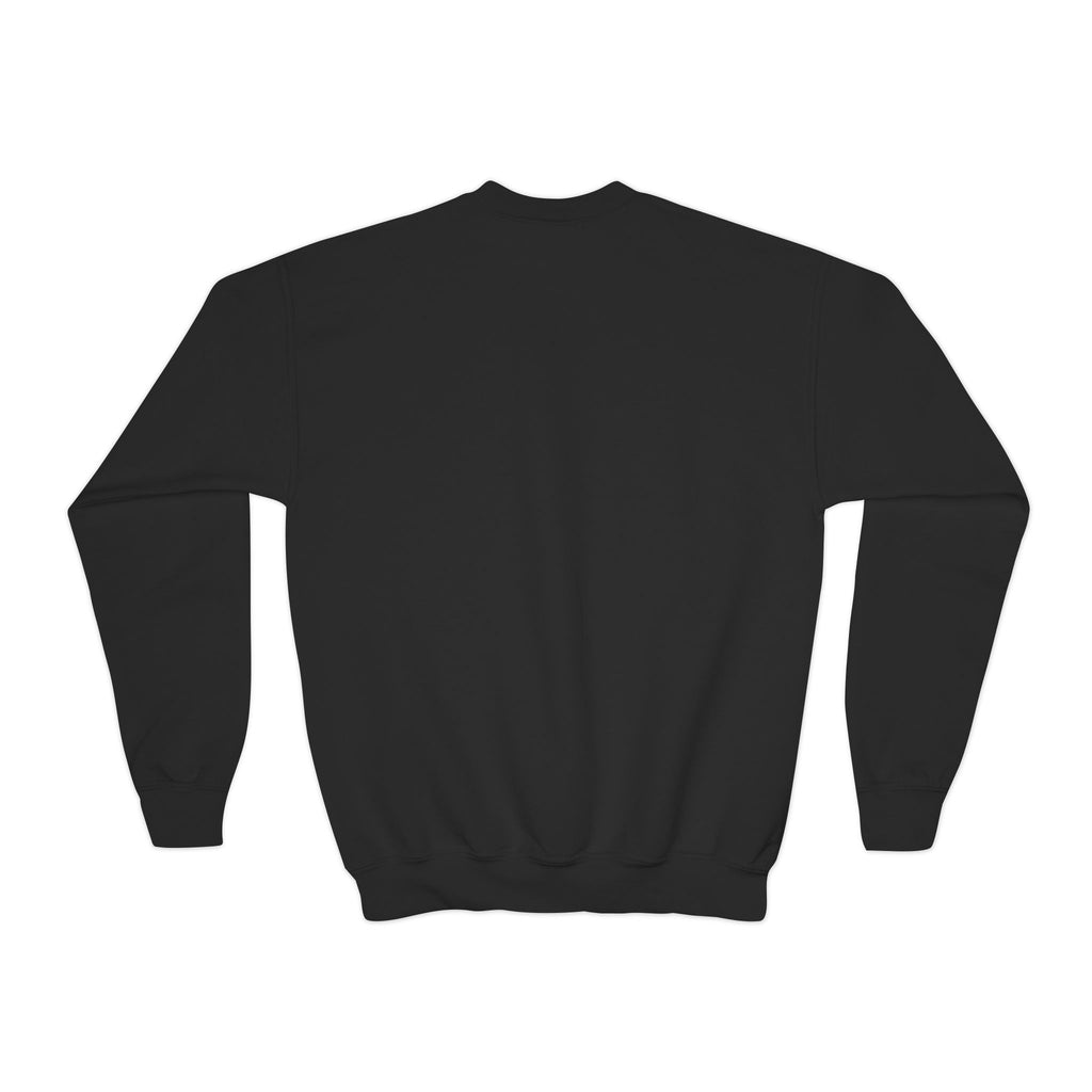 Youth Crewneck Sweatshirt — Minimal White Kid’s Pullover