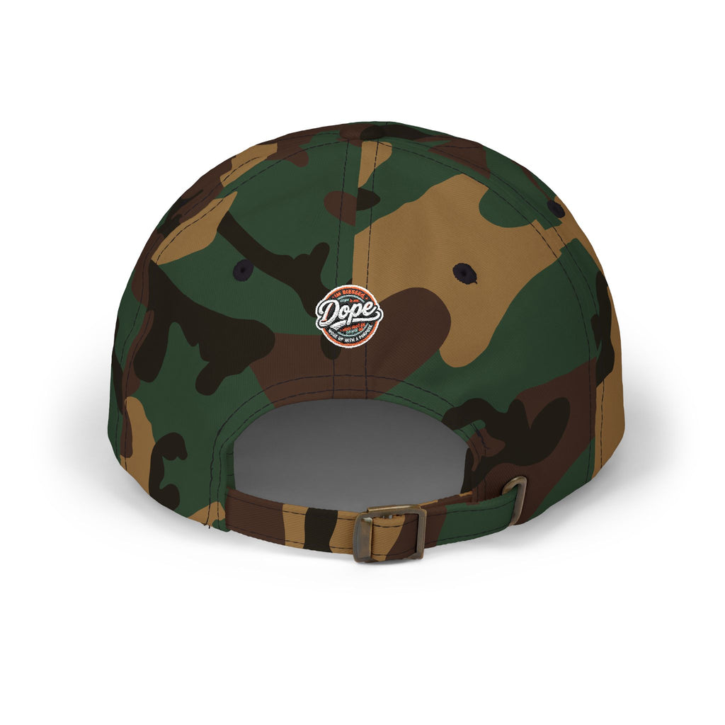 Dope Circle Embroidered Cap — Vintage Retro Logo Baseball Hat