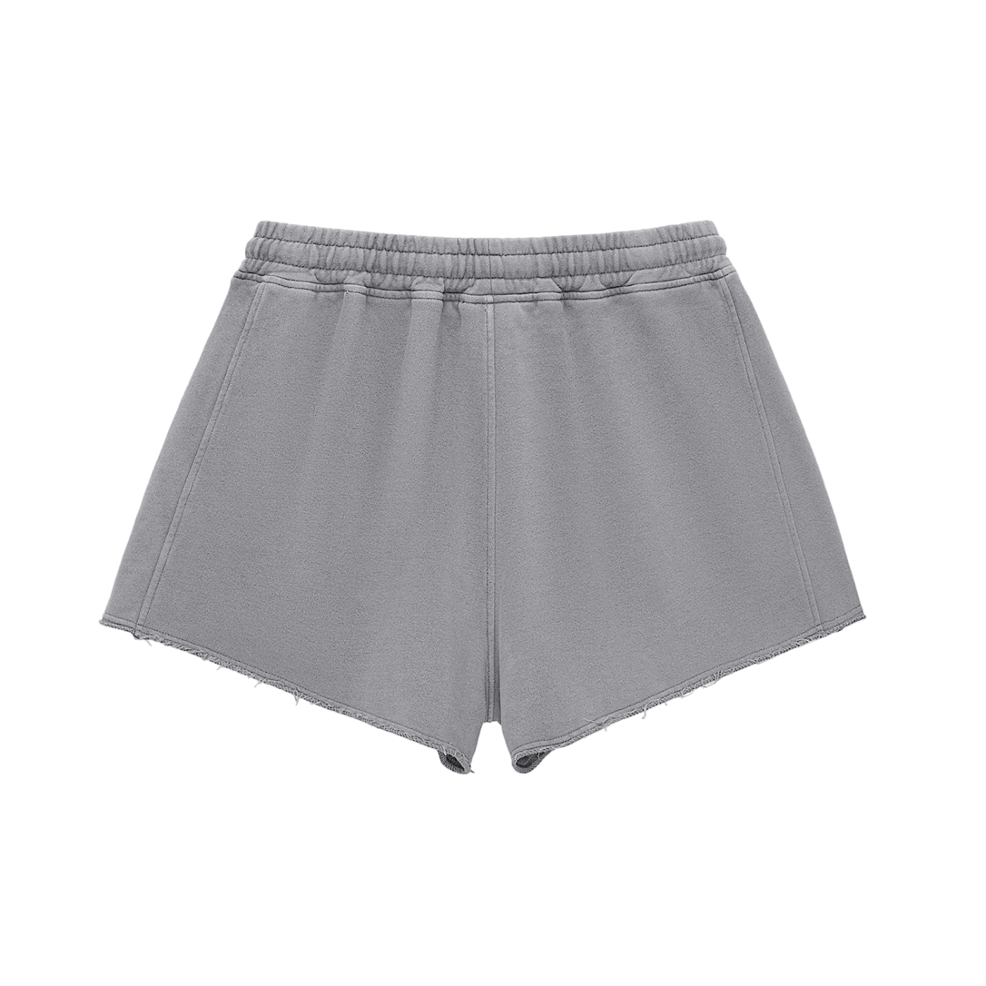 Dope Snow Washed Raw Edge Drawstring Shorts