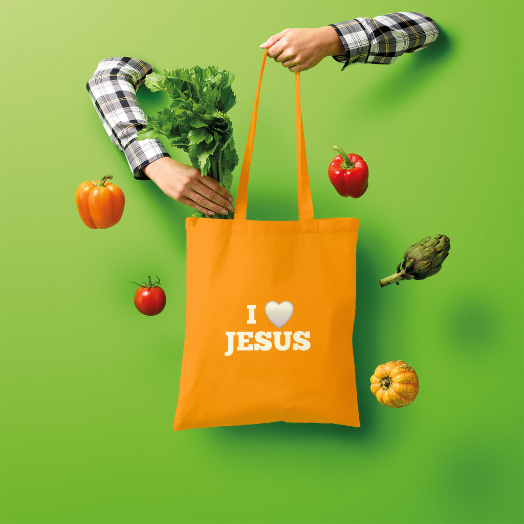 I love Jesus Shopper Tote Bag