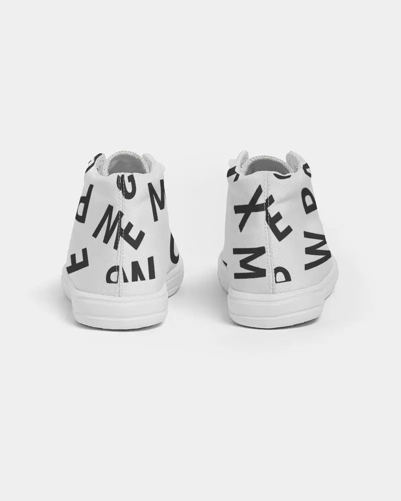 Scram Alphabet  Kids Hightop Canvas Shoes - IAKAM