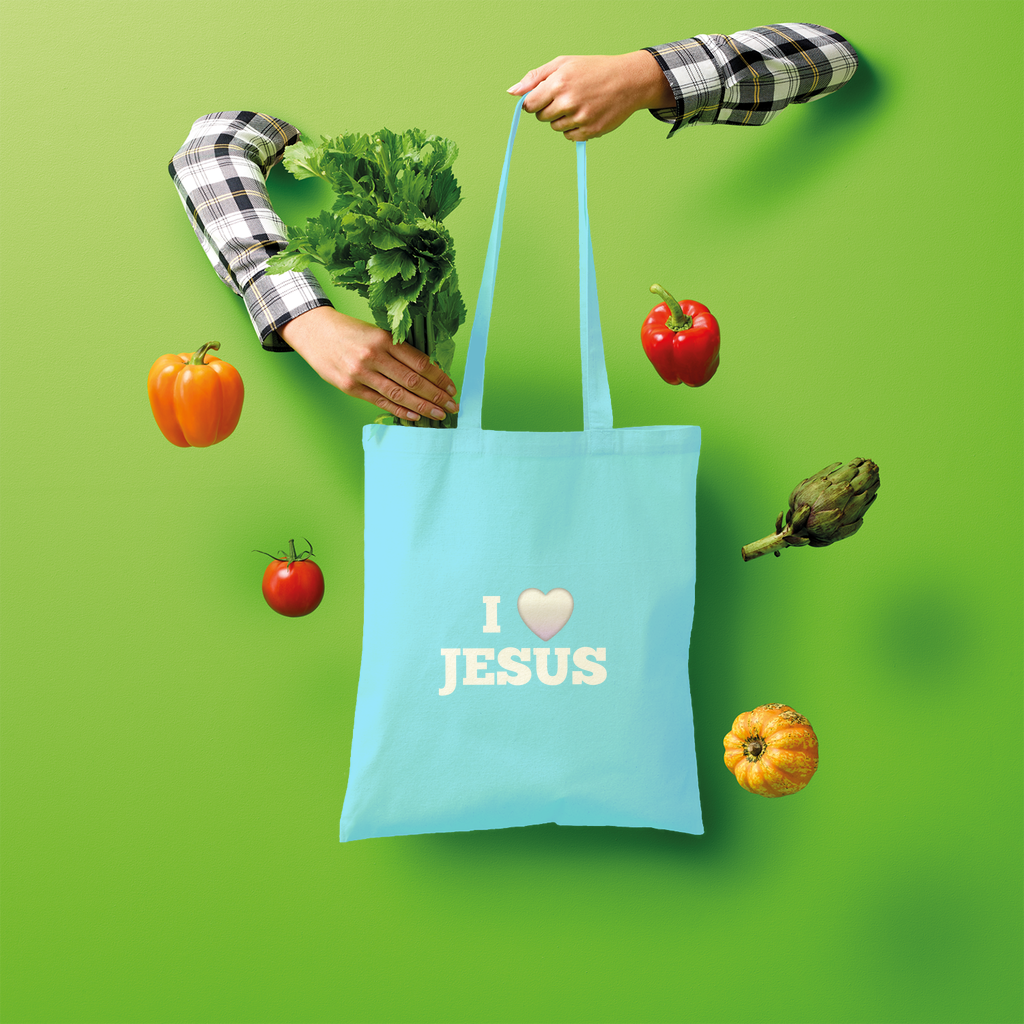 I love Jesus Shopper Tote Bag