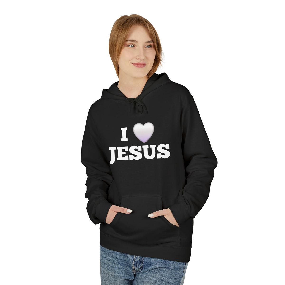 I Love Jesus Christian Faith Hoodie