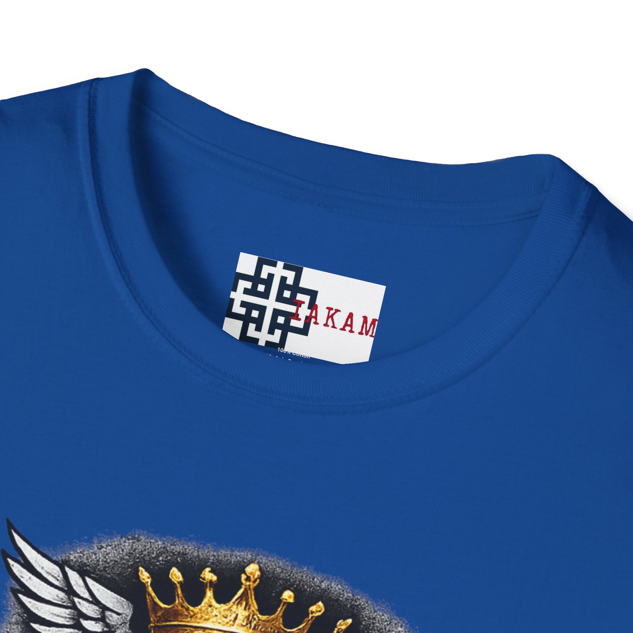 Elevate or Fade Streetwear T-Shirt - Motivational Tee with Crown & Wings