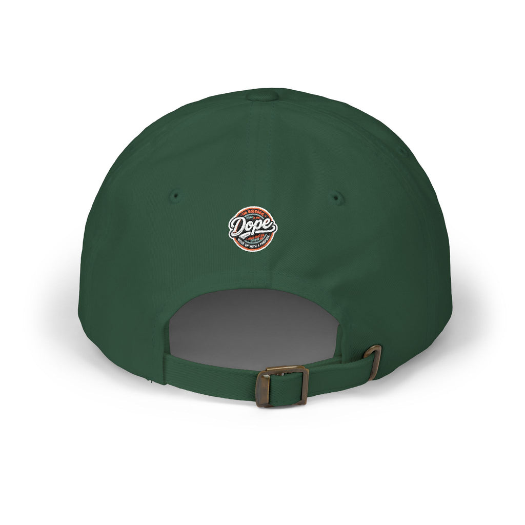 Dope Circle Embroidered Cap — Vintage Retro Logo Baseball Hat