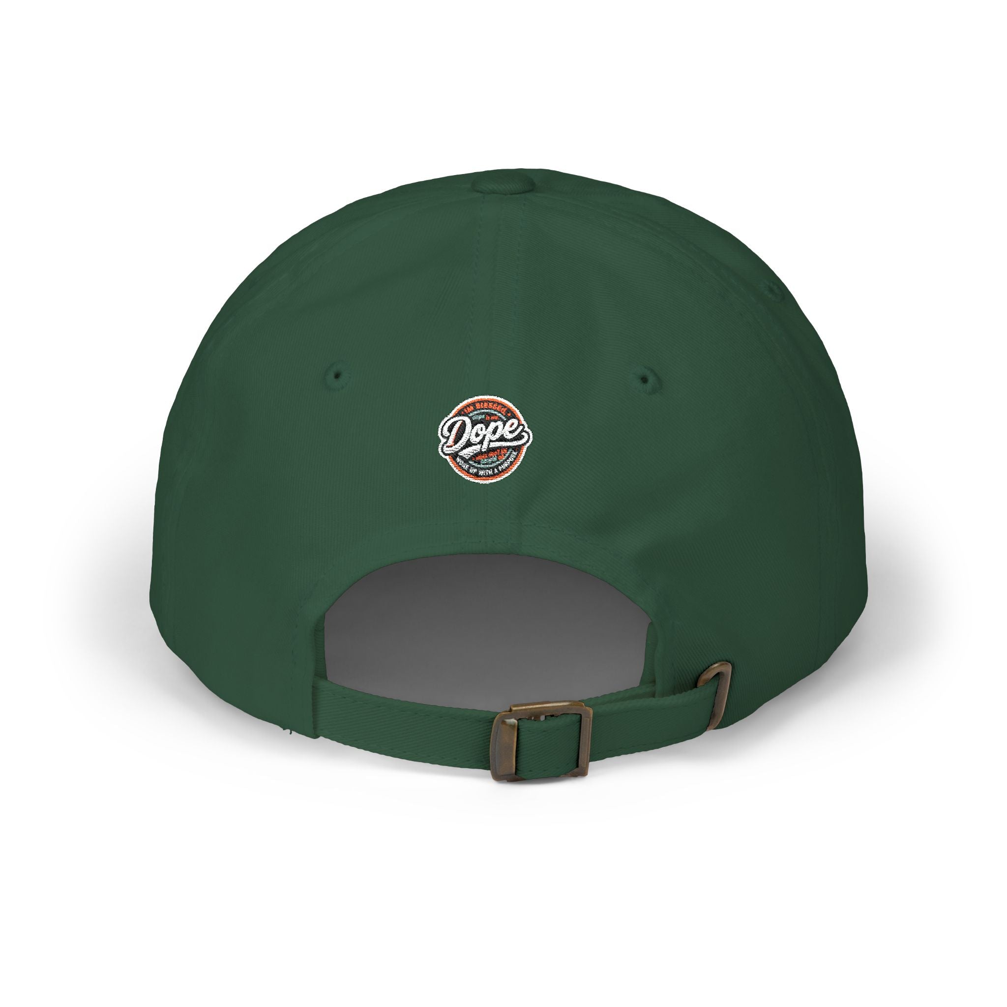Dope Circle Embroidered Cap — Vintage Retro Logo Baseball Hat