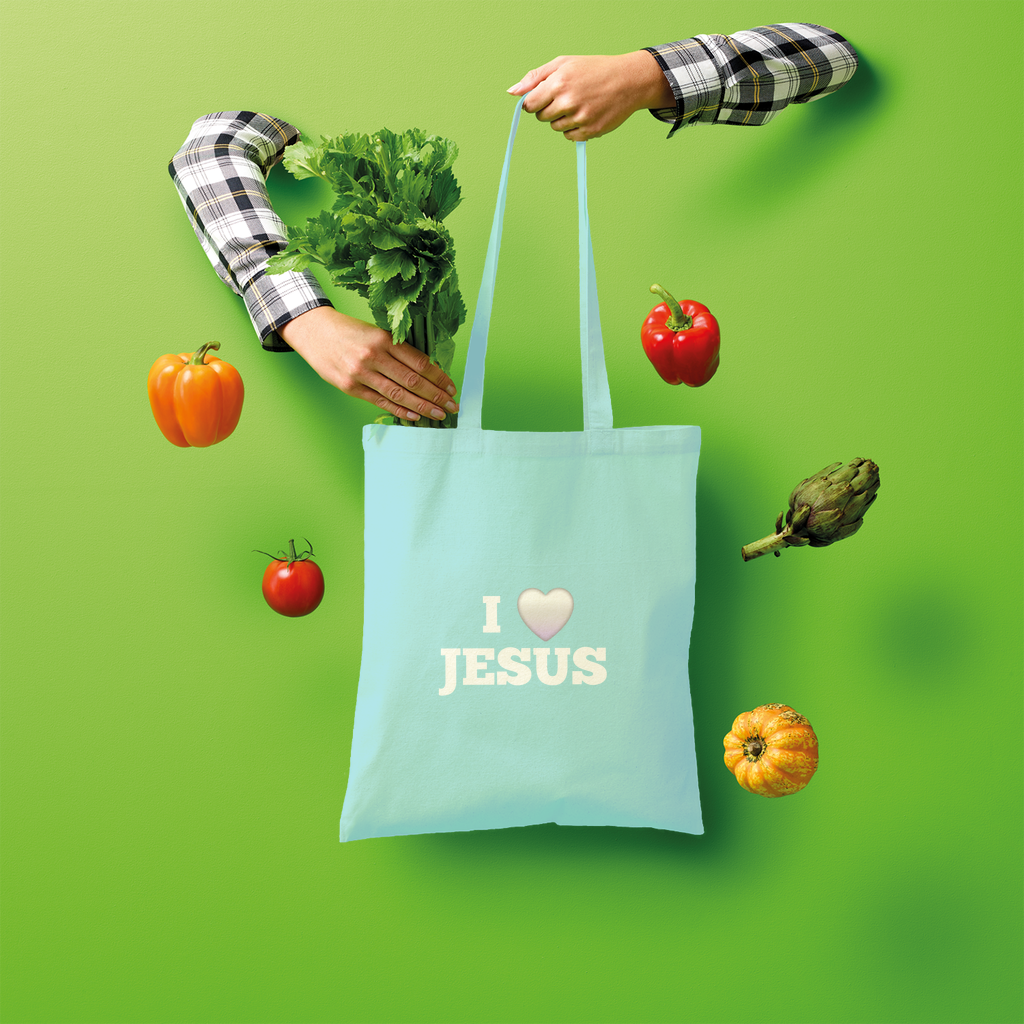 I love Jesus Shopper Tote Bag