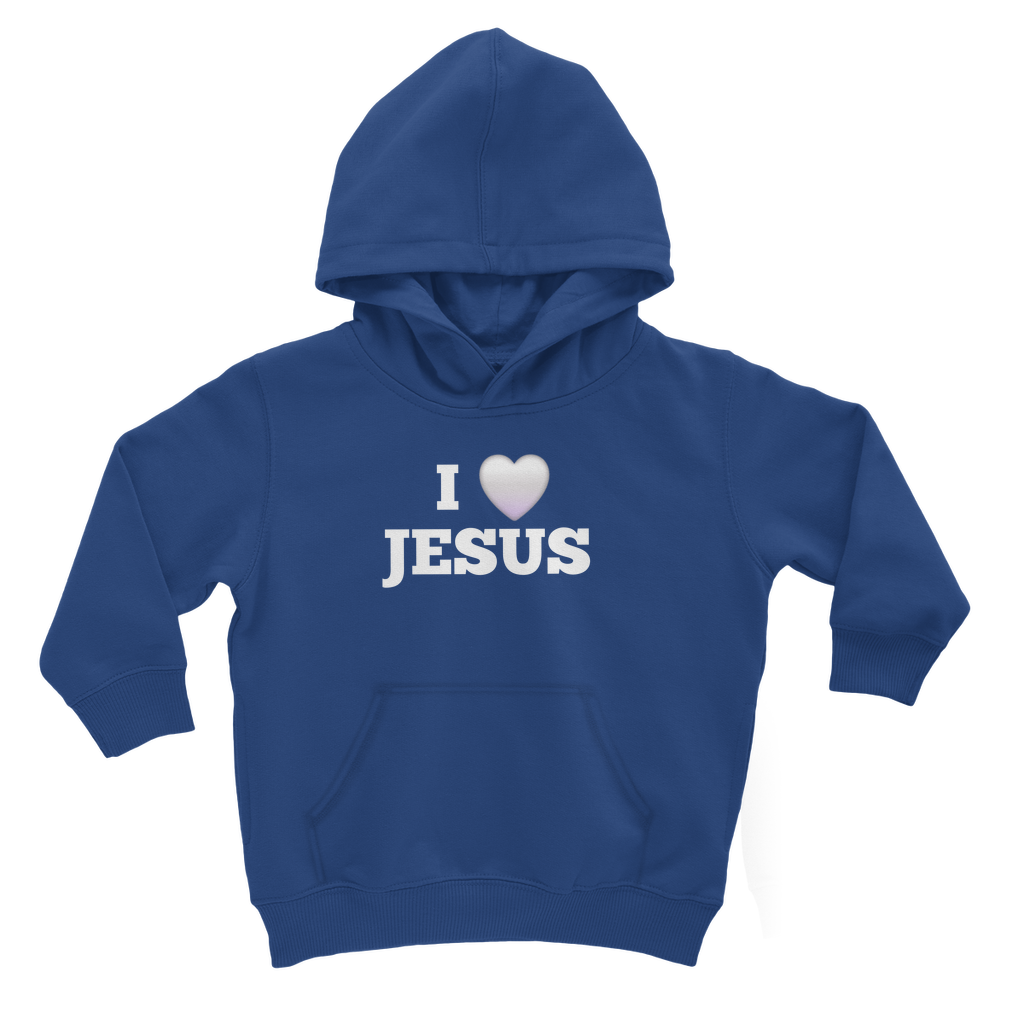 I love Jesus Hoodie for Kids - Classic Design Kids Sweatshirt