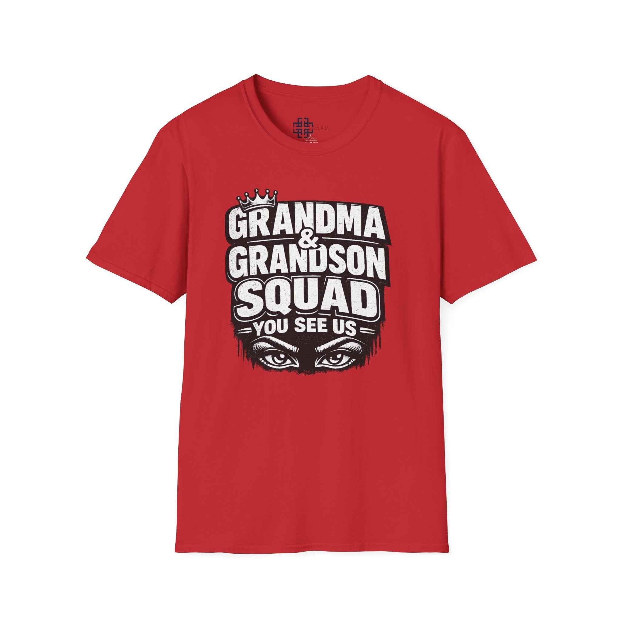 Grandma & Grandson Squad T-Shirt — Matching Family Gift for Grandparents
