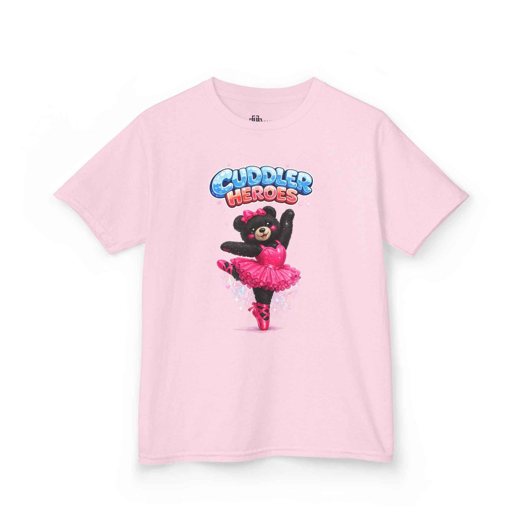 Kids Heavy Cotton™ Cuddler Heroes Ballerina Black Bear Tee