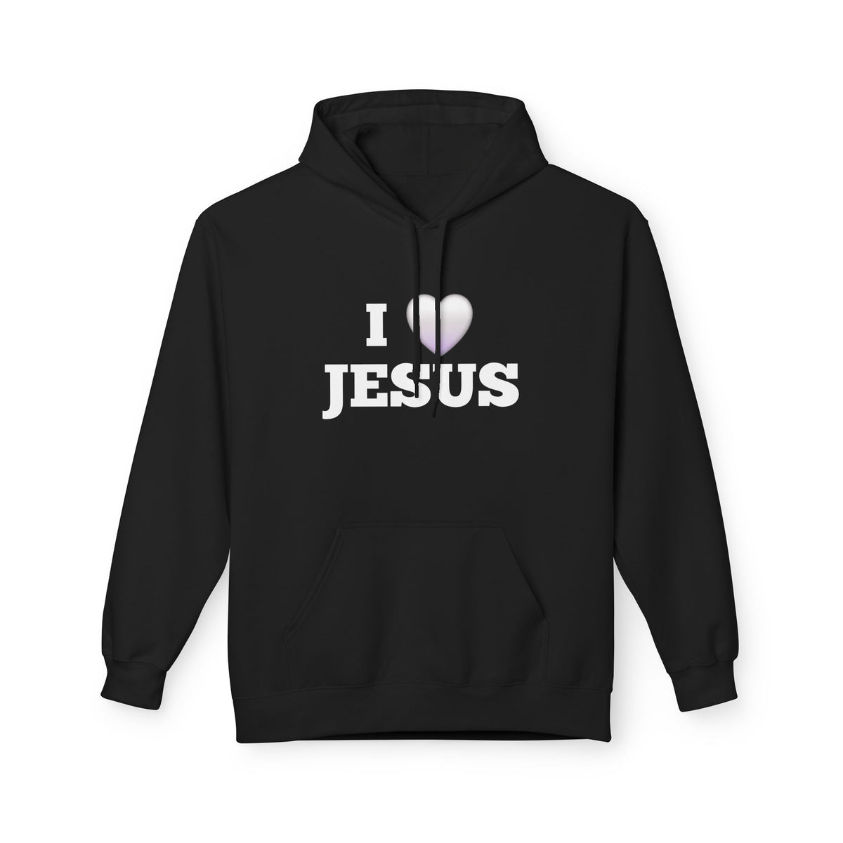I Love Jesus Christian Faith Hoodie