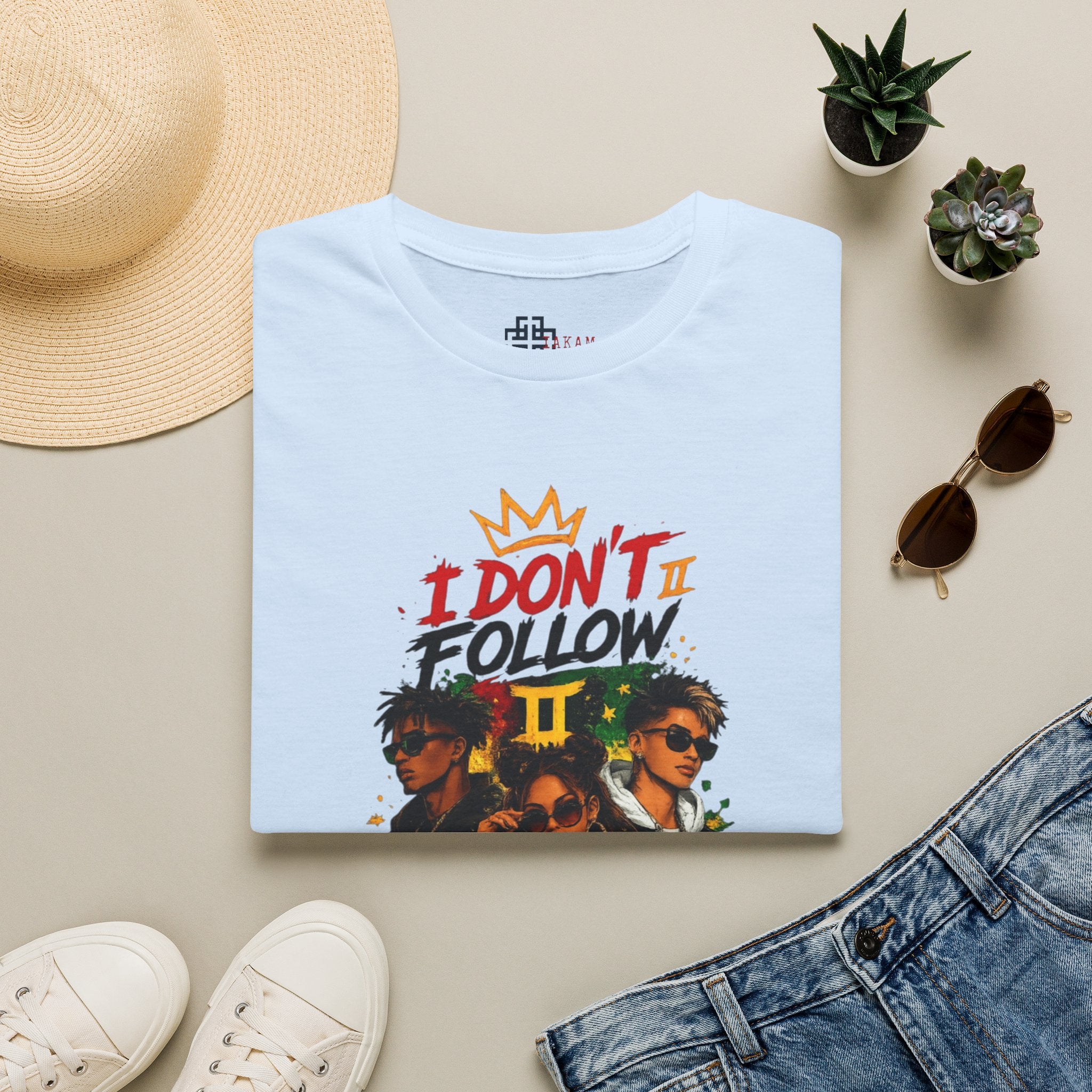 I Don't Follow Trends T‑Shirt 3— Retro Rebel Graphic Tee