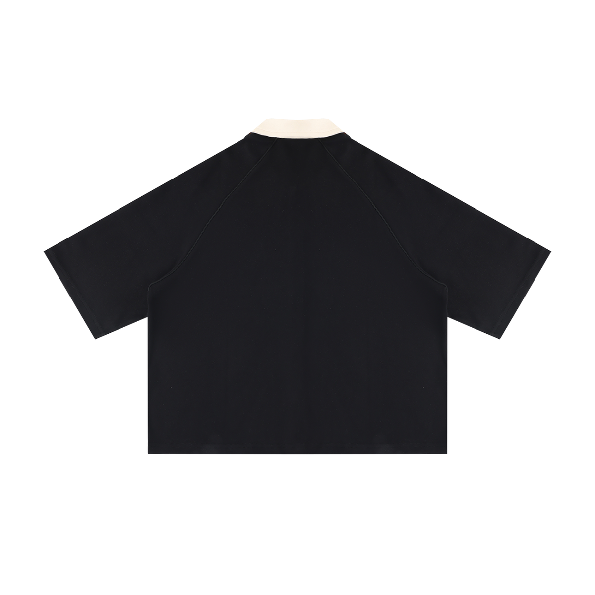 Unisex Color Block Boxy Short Sleeve Shirt