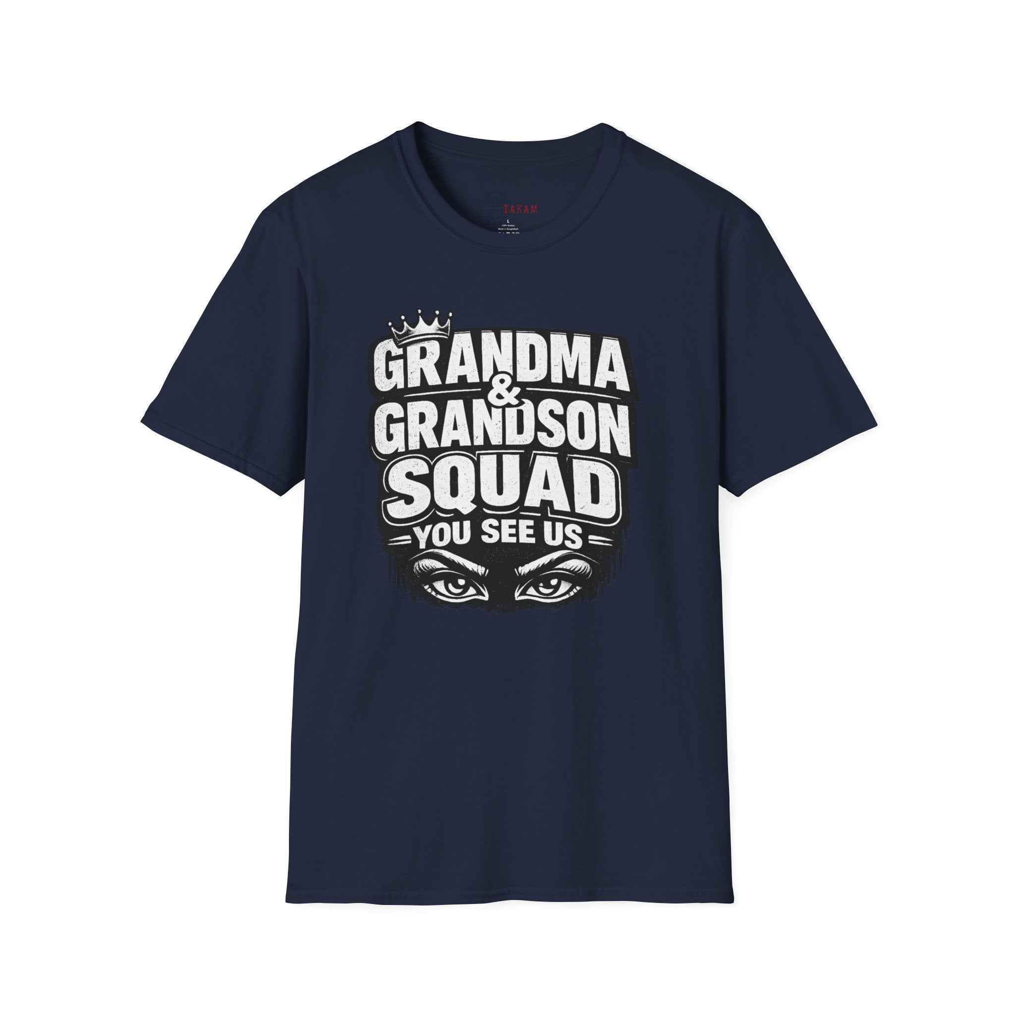 Grandma & Grandson Squad T-Shirt — Matching Family Gift for Grandparents