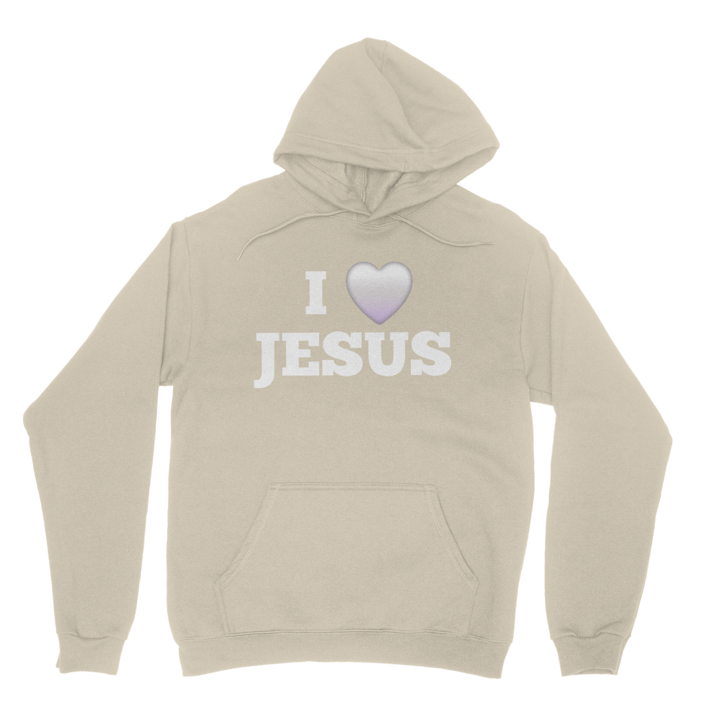 I love Jesus Hoodie for Everyday Comfort - Classic Adult Style