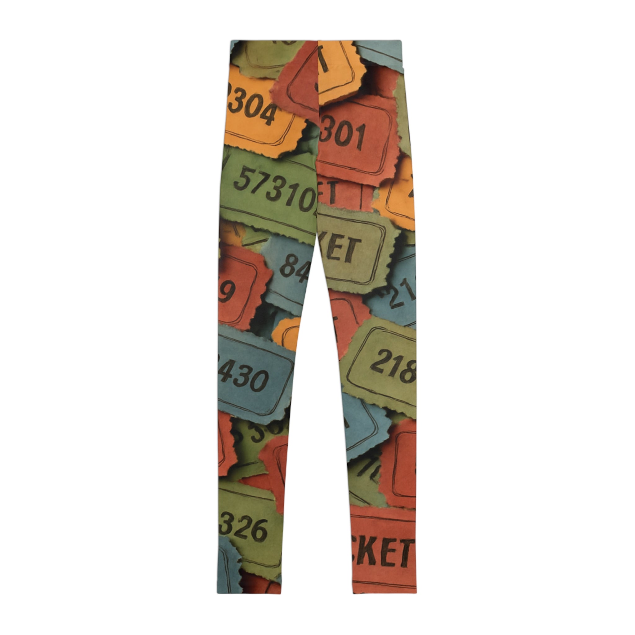 Youth Leggings Ticket Design - IAKAM