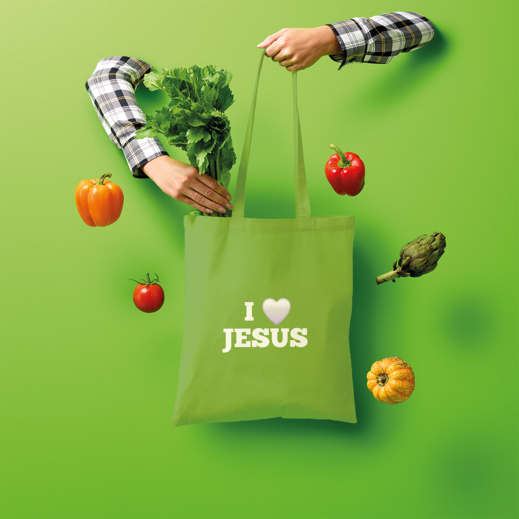 I love Jesus Shopper Tote Bag