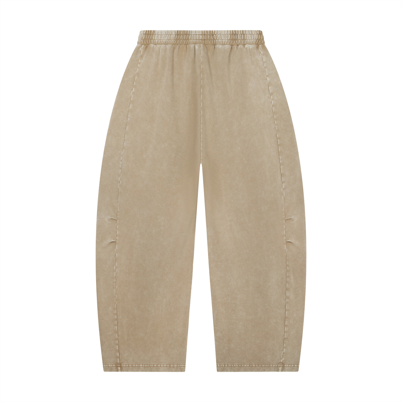 Msfbrownie Unisex Mineral Wash Barrel Leg Pants