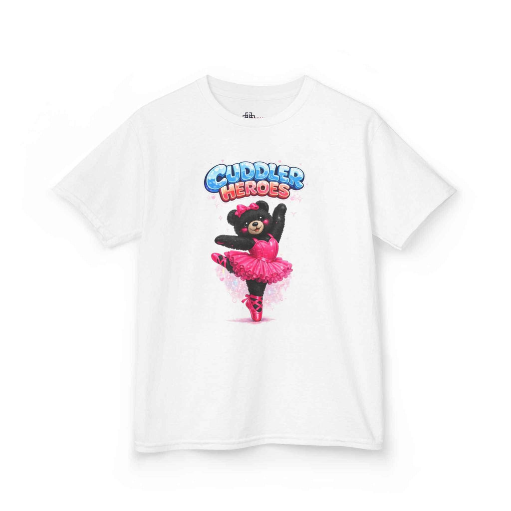Kids Heavy Cotton™ Cuddler Heroes Ballerina Black Bear Tee
