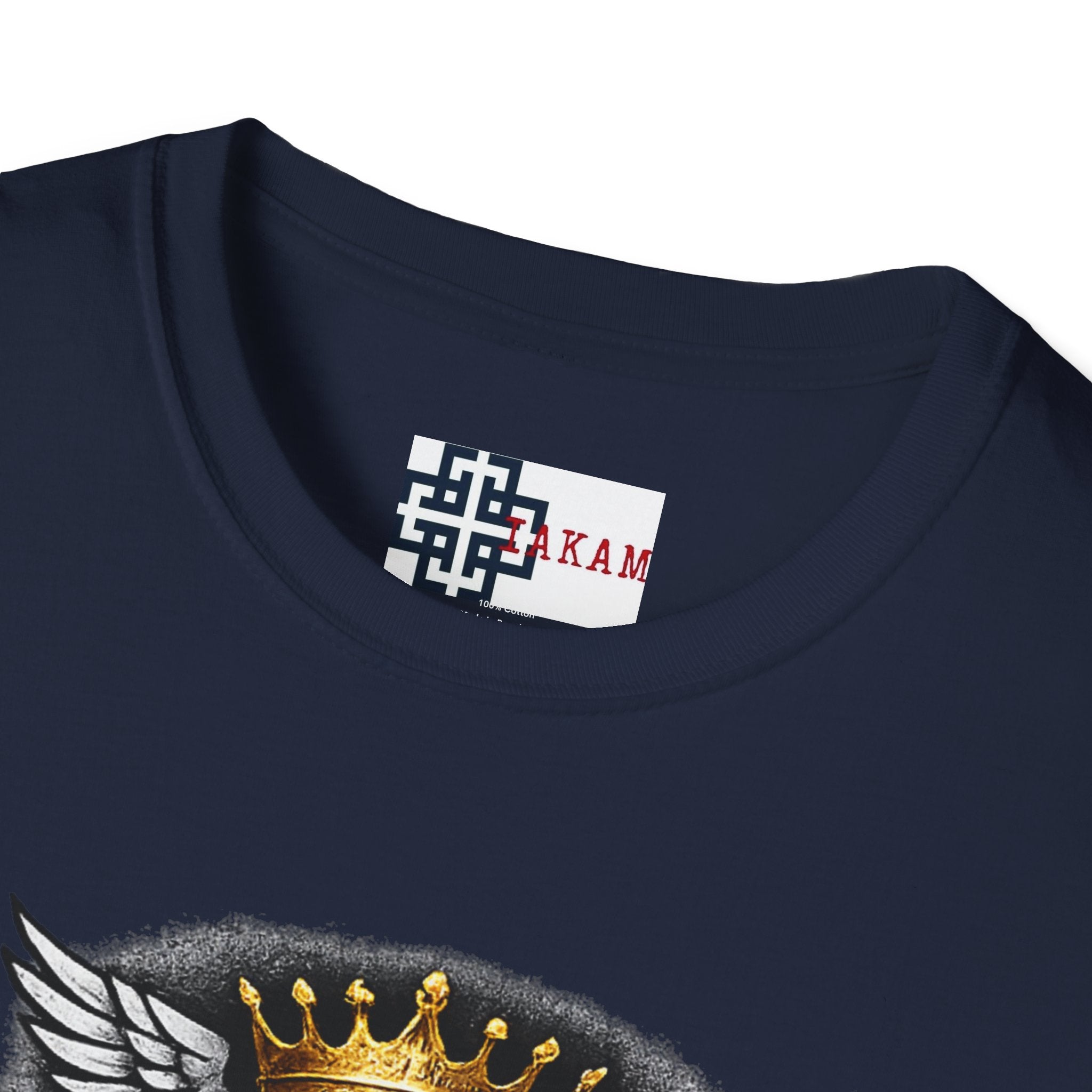 Elevate or Fade Streetwear T-Shirt - Motivational Tee with Crown & Wings