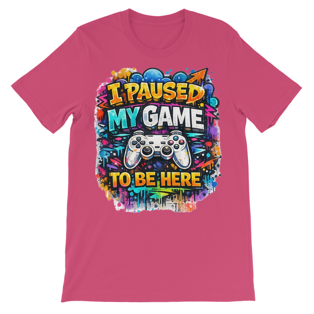 I paused my game Classic Kids T-Shirt
