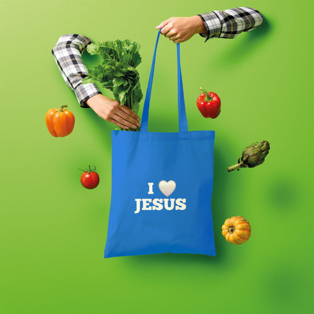 I love Jesus Shopper Tote Bag
