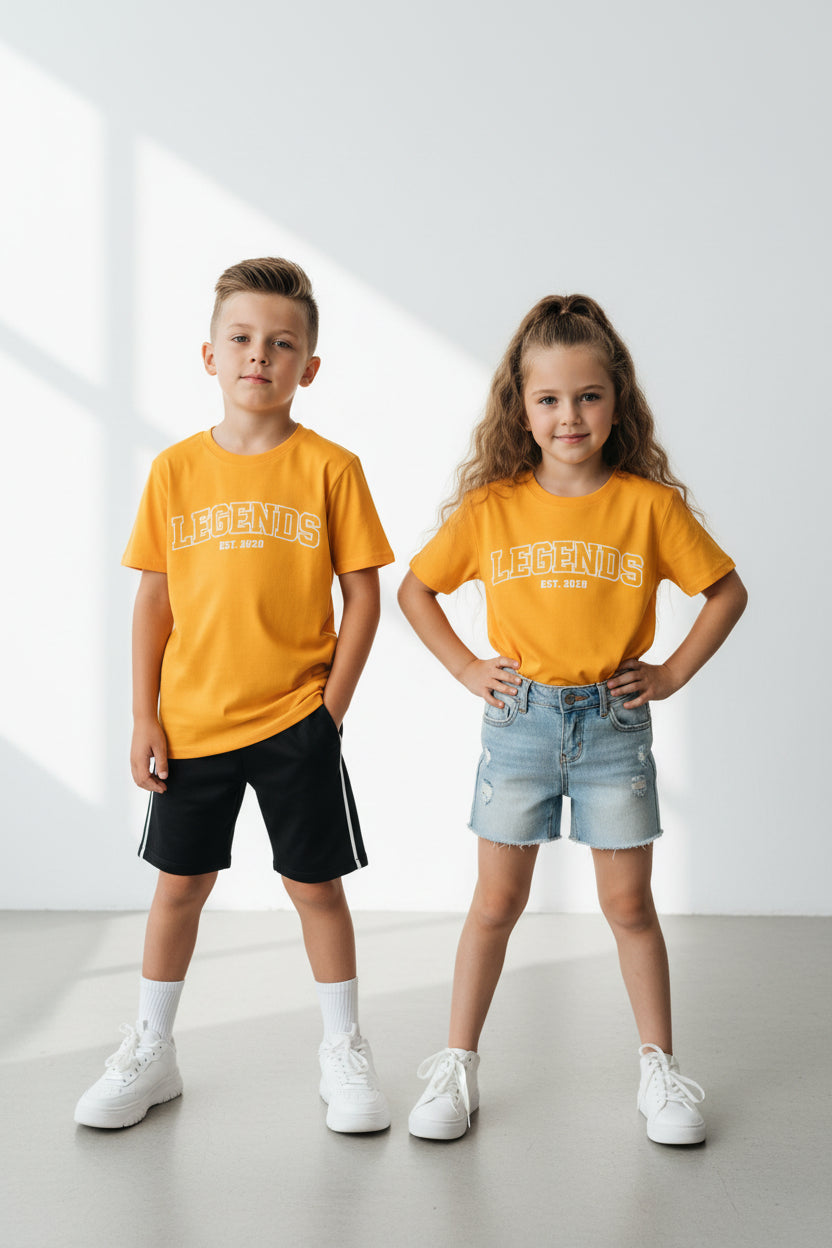 Kids Tee — 'LEGENDS' Mini Logo Graphic Shirt