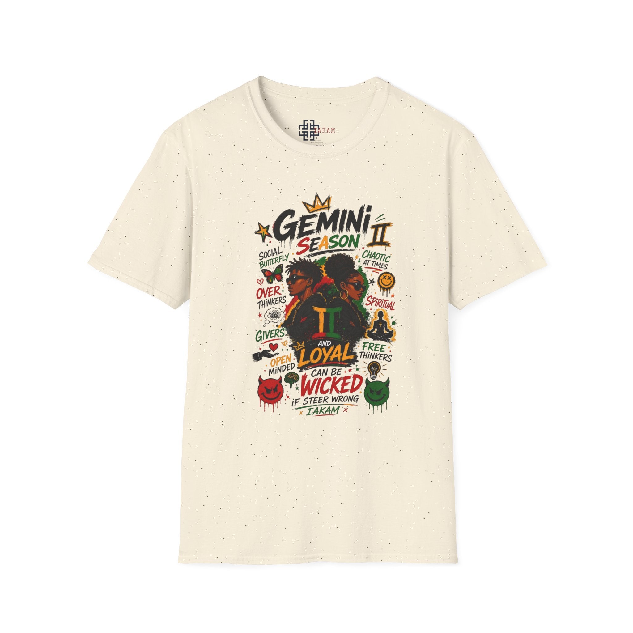 Gemini Zodiac T-Shirt - Gemini Season Graphic Tee for Trendsetters