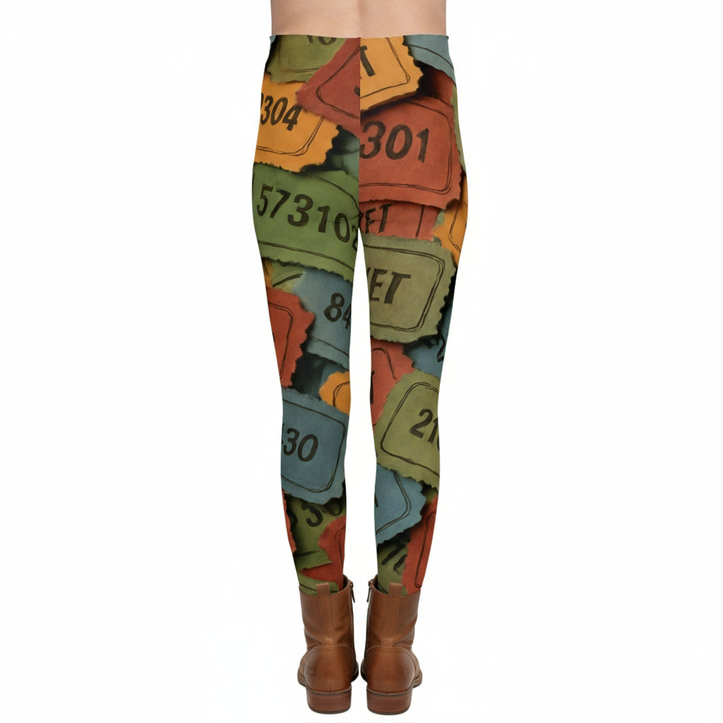 Youth Leggings Ticket Design - IAKAM