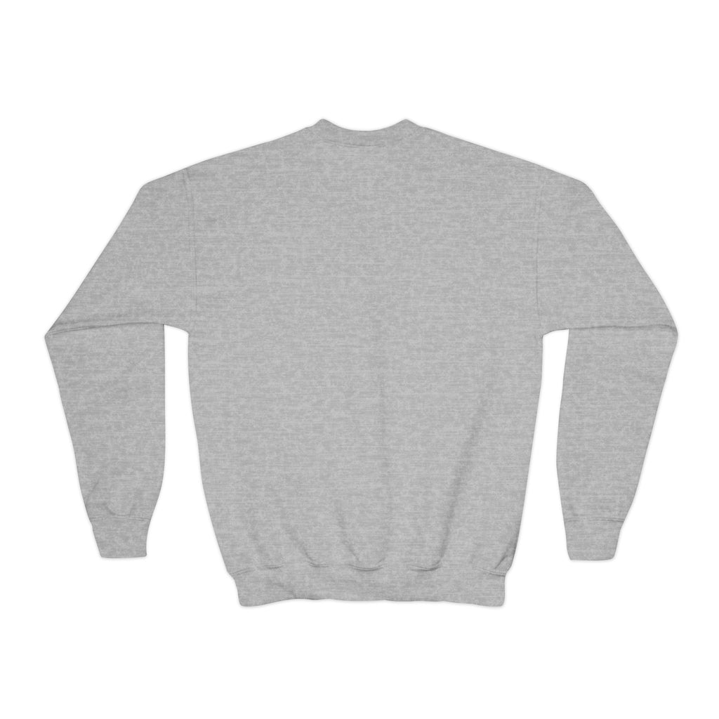 Youth Crewneck Sweatshirt — Minimal White Kid’s Pullover