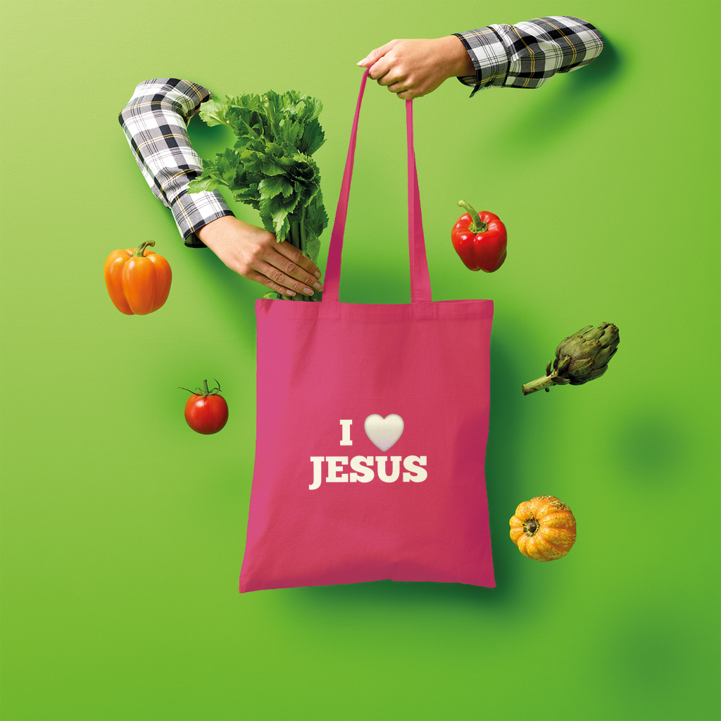 I love Jesus Shopper Tote Bag