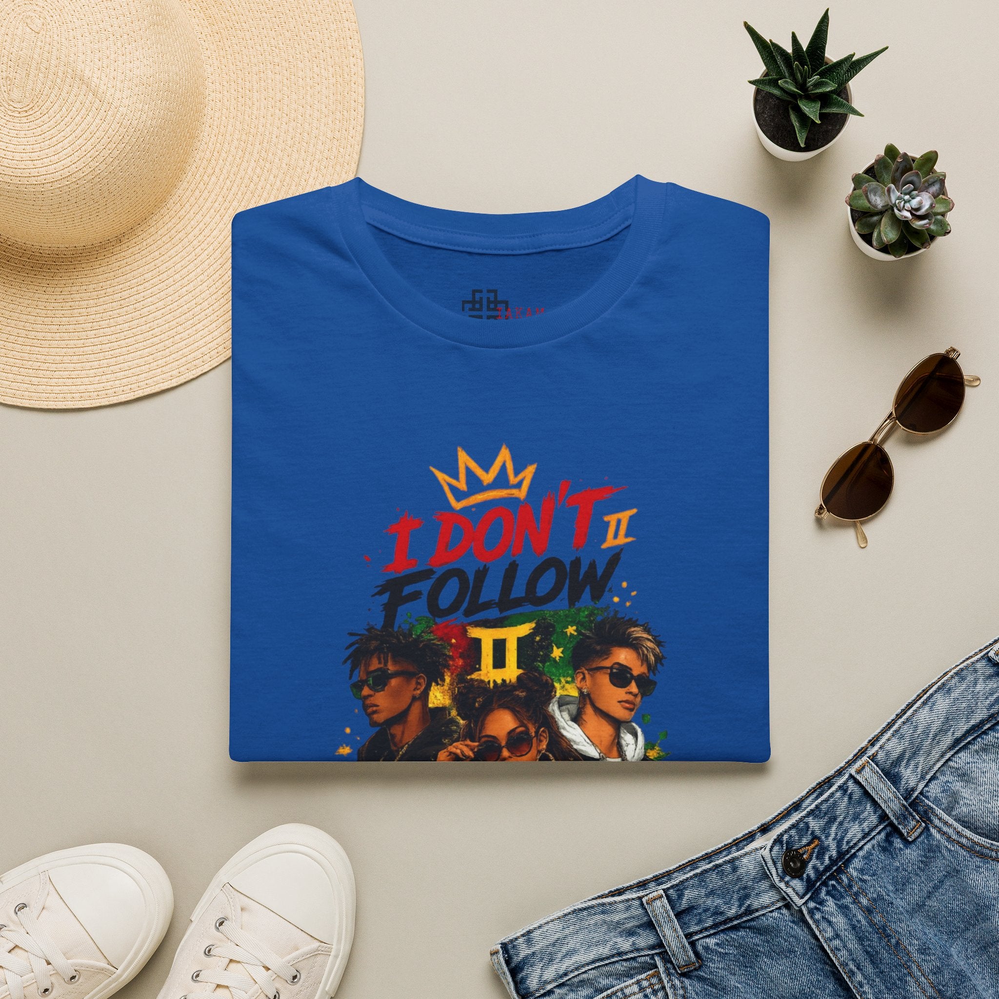 I Don't Follow Trends T‑Shirt 3— Retro Rebel Graphic Tee
