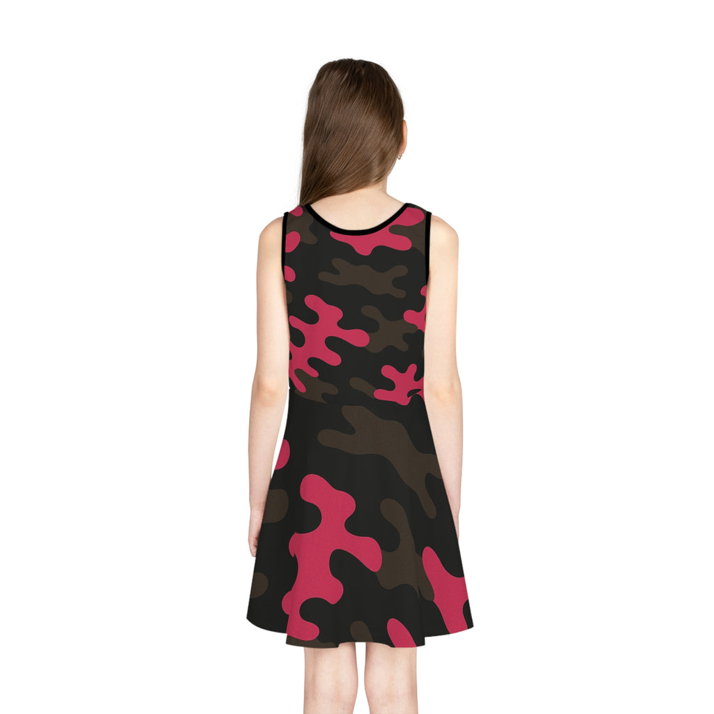 Girls' Sleeveless Sundress Camo - IAKAM