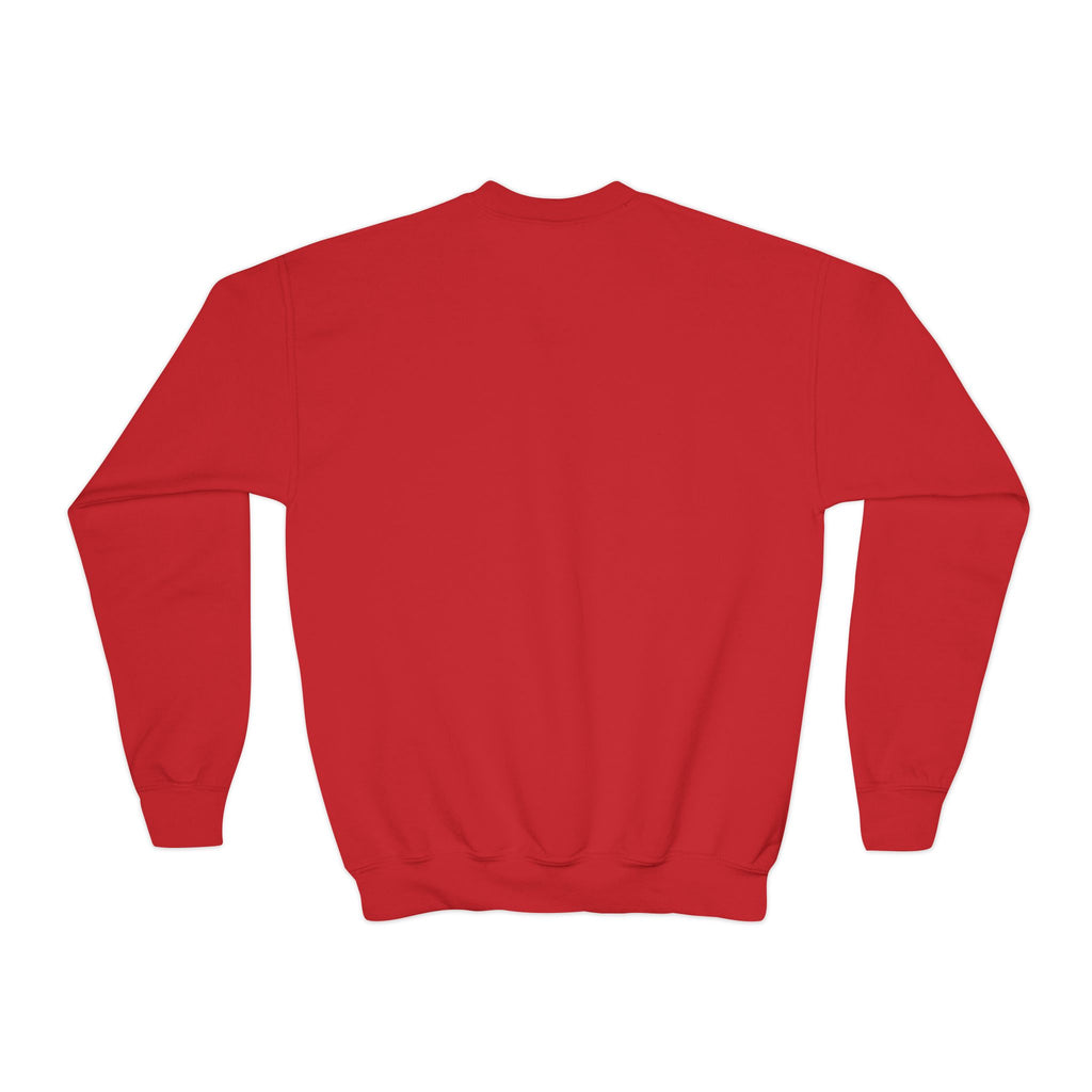 Youth Crewneck Sweatshirt – Classic Plain White Kids Pullover