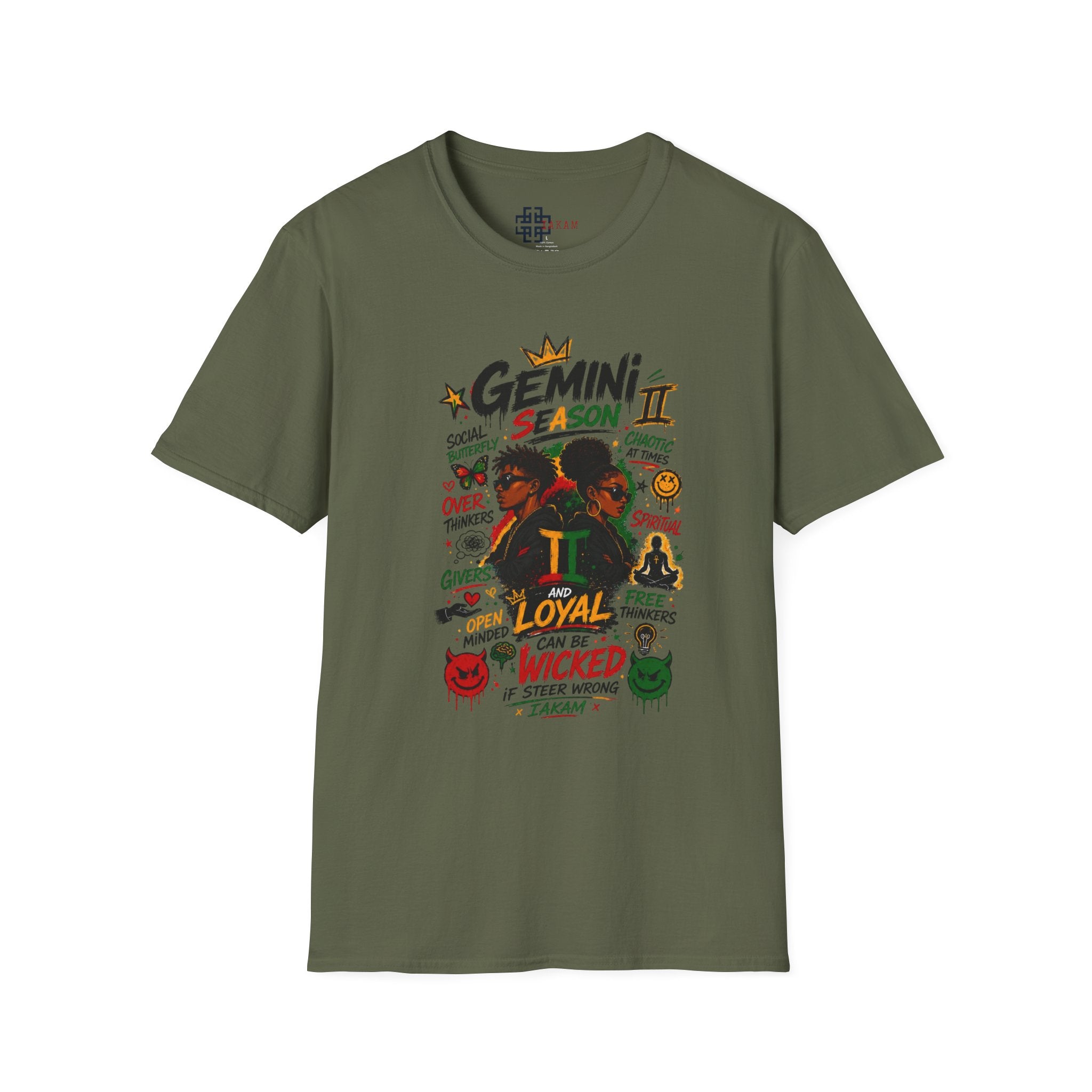 Gemini Zodiac T-Shirt - Gemini Season Graphic Tee for Trendsetters