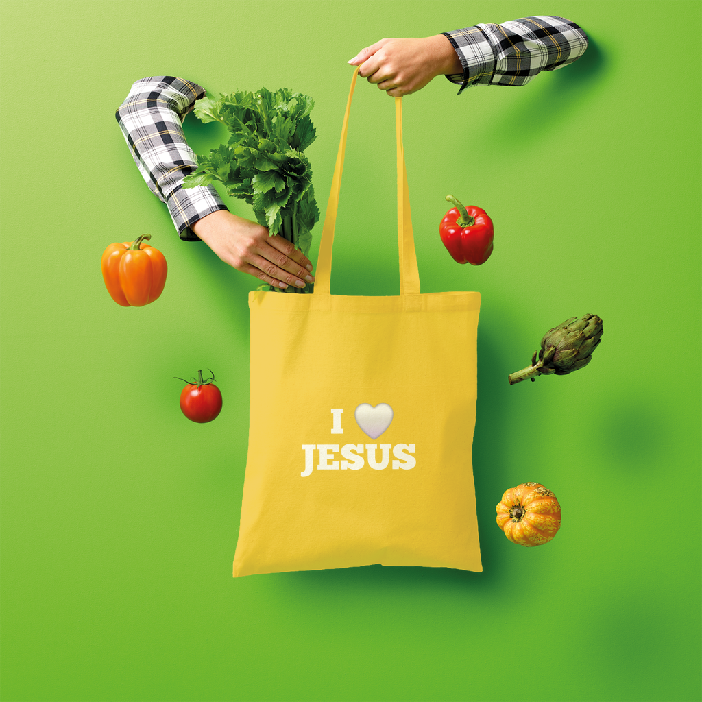 I love Jesus Shopper Tote Bag