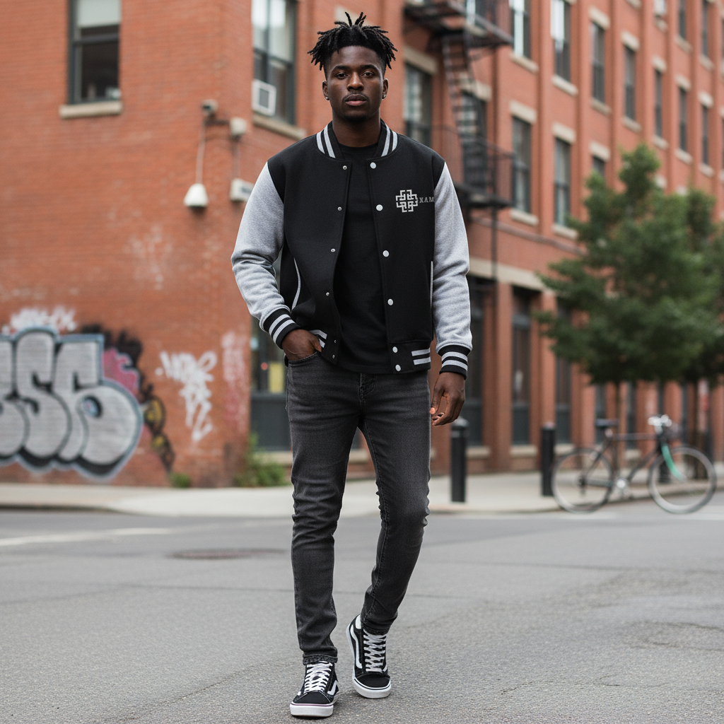 KAM S9 Varsity Jacket - IAKAM