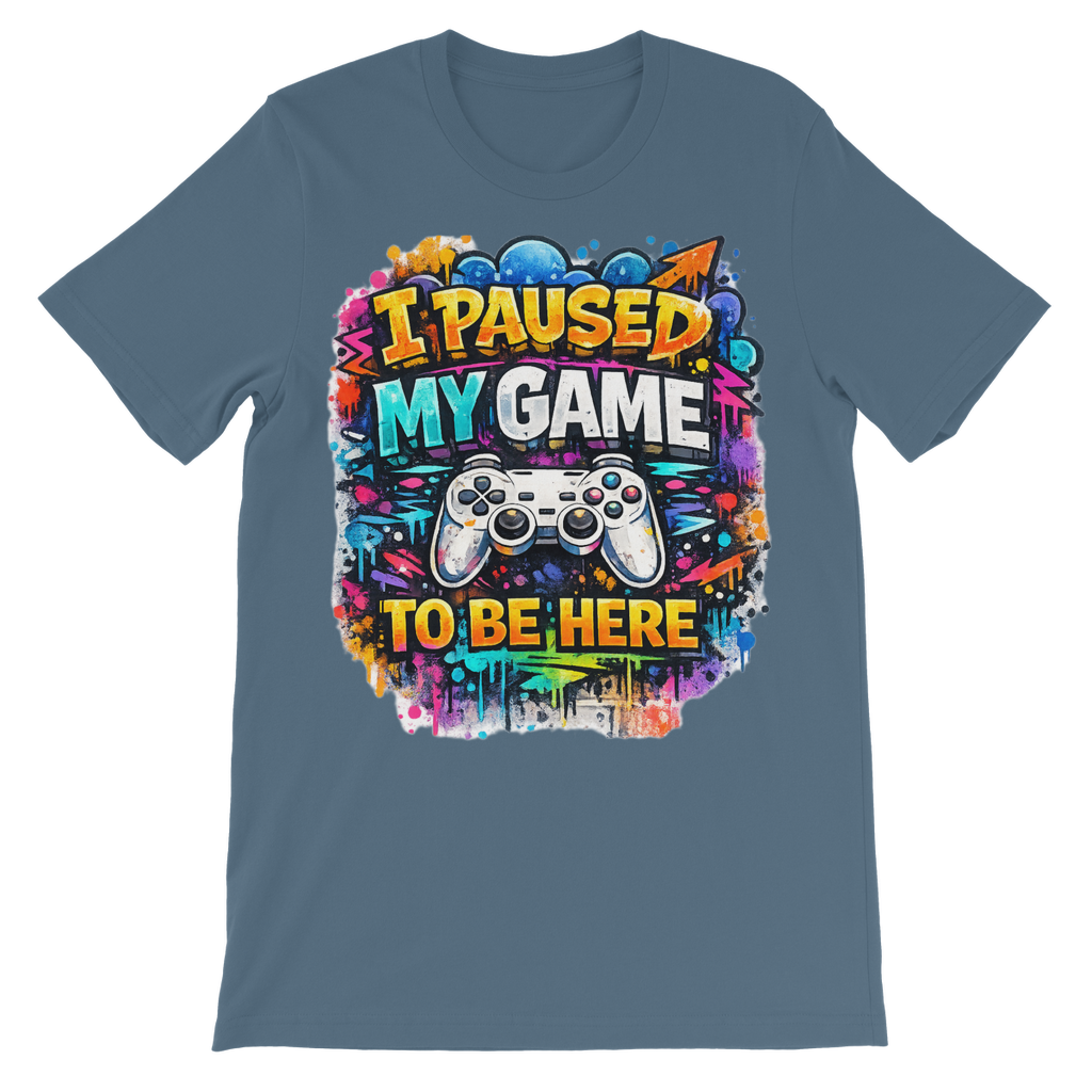 I paused my game Classic Kids T-Shirt