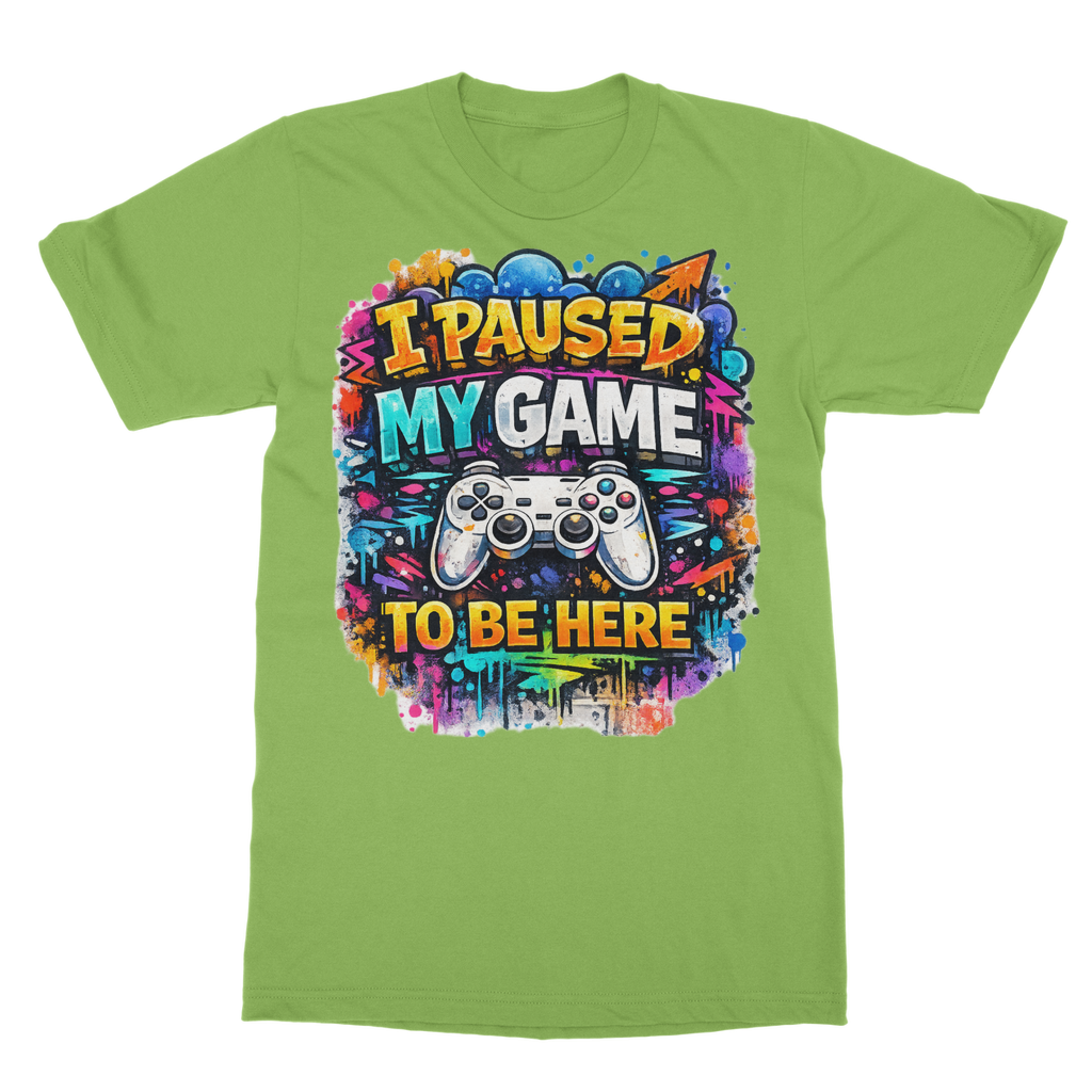 I paused my game Classic Adult T-Shirt
