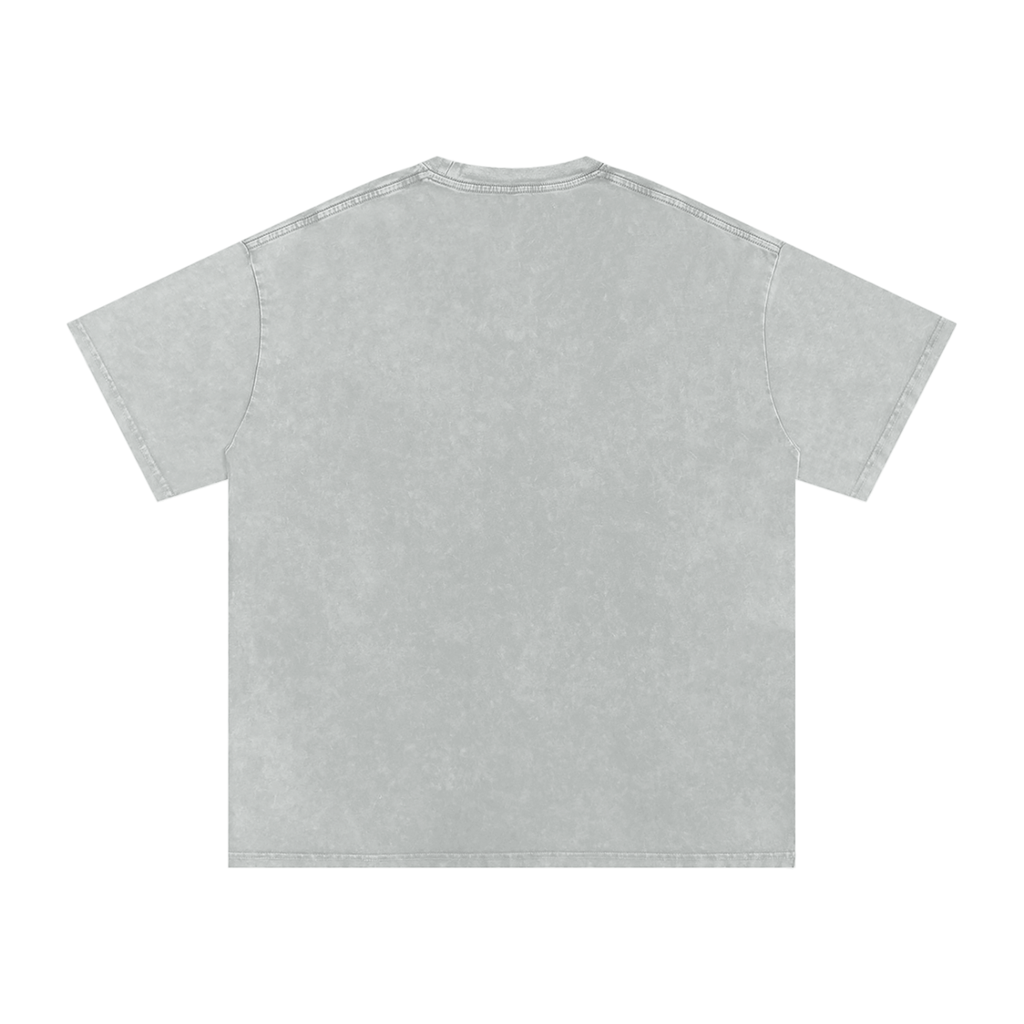 Fuse982 Snow Washed Oversized Cotton T-Shirt
