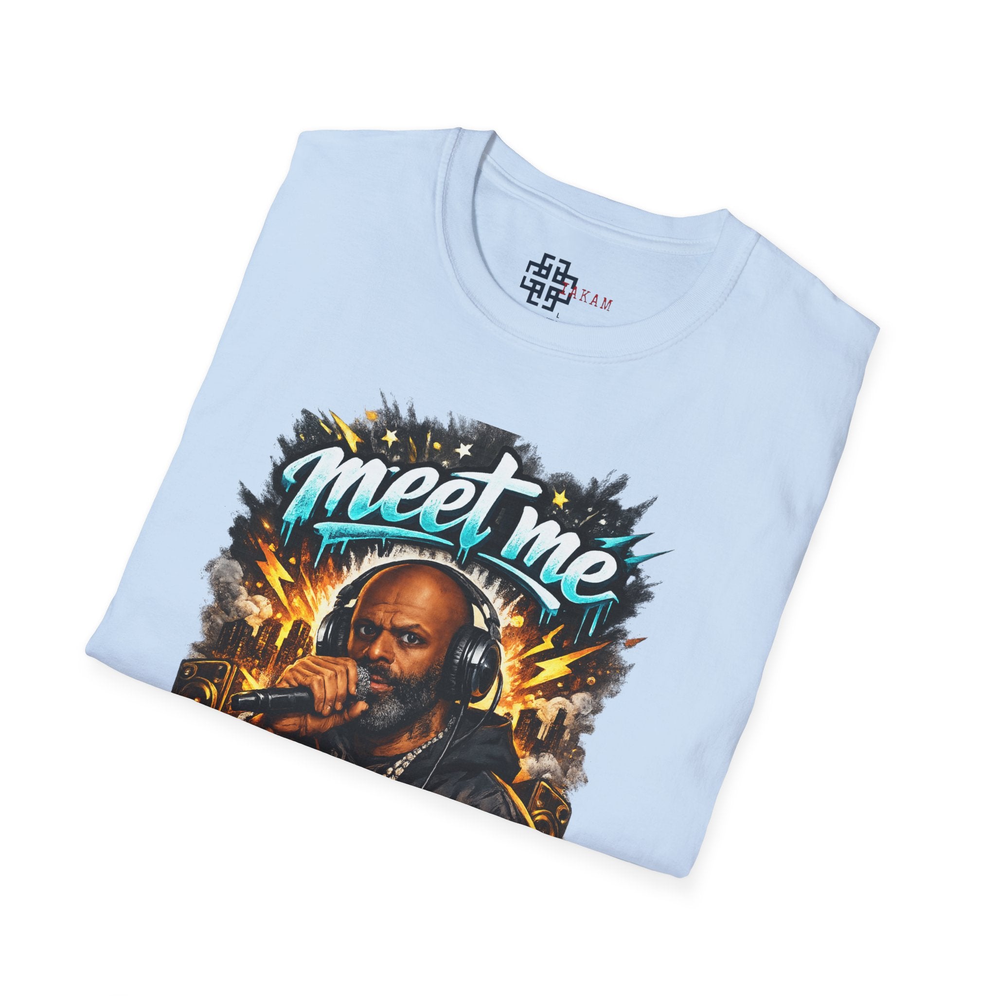 Meet Me Outside Fuse982 Bold Graphic Streetwear T-Shirt - Trendy Urban Fashion