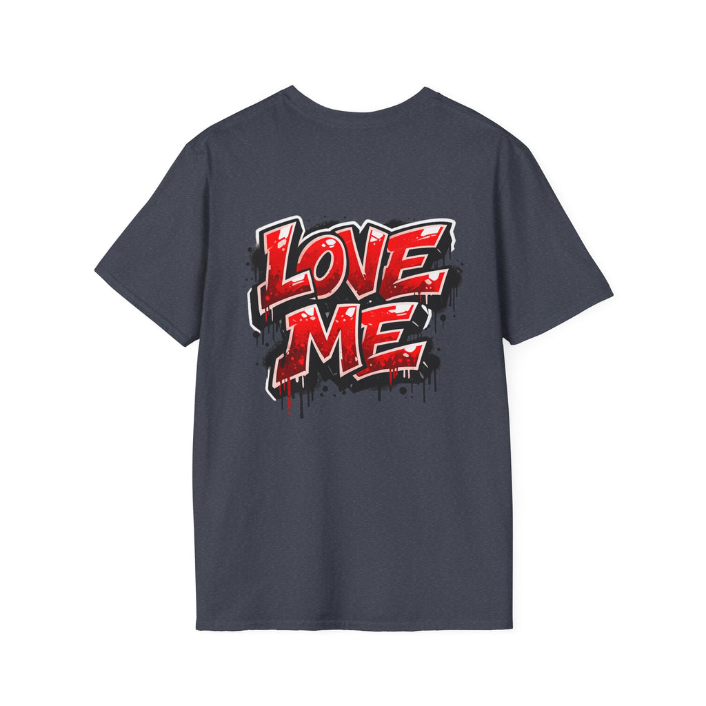 Broken Teddy Bear Graphic Tee — "Love Me" Street Art Shirt Unisex