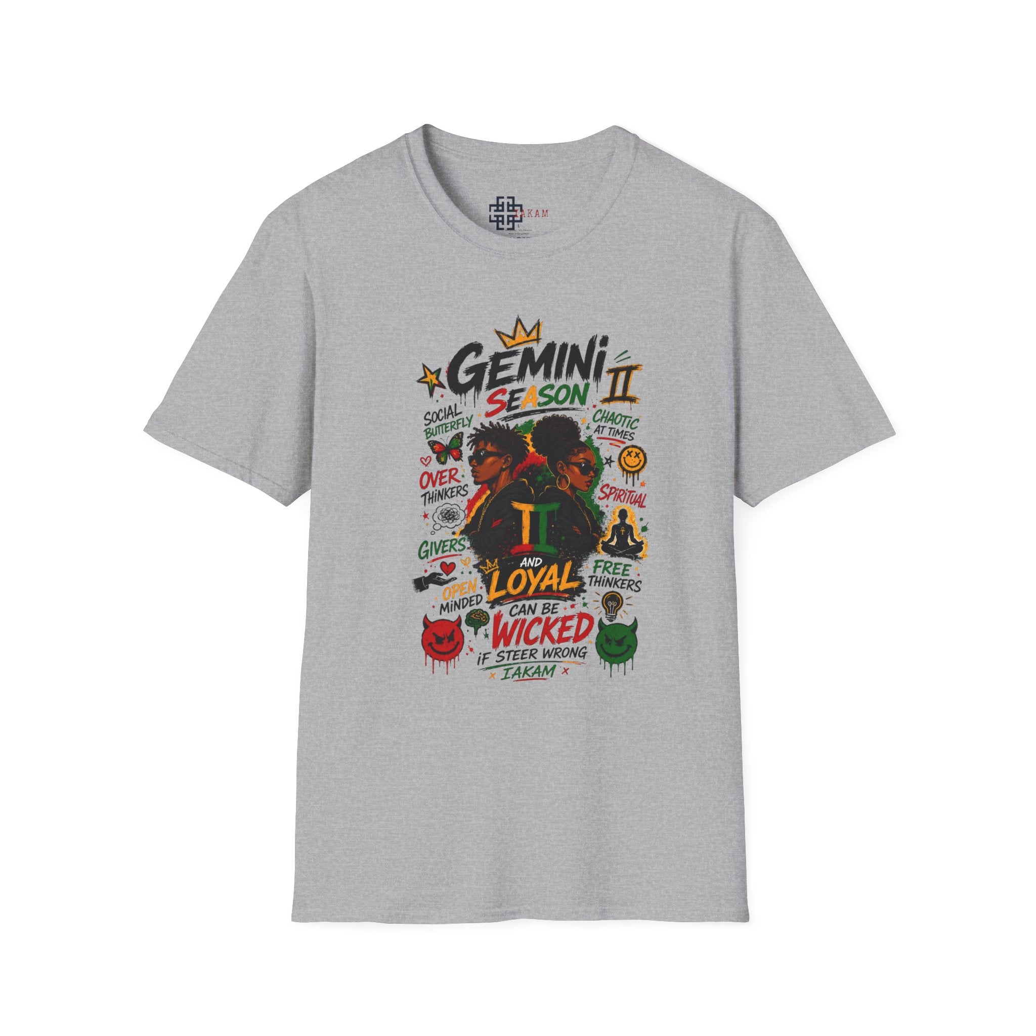 Gemini Zodiac T-Shirt - Gemini Season Graphic Tee for Trendsetters