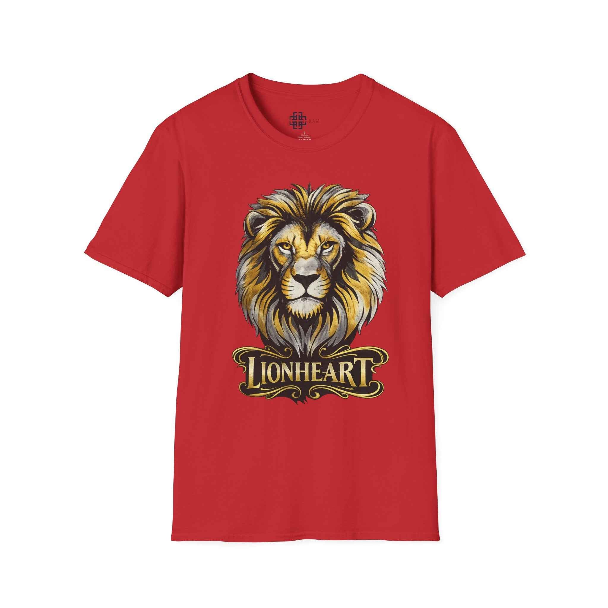 Lionheart Graphic T-Shirt — Bold Lion Head Design