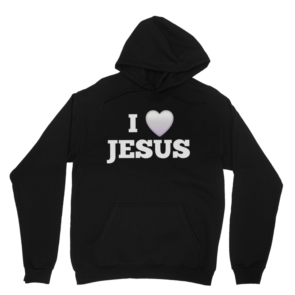 I love Jesus Hoodie for Everyday Comfort - Classic Adult Style