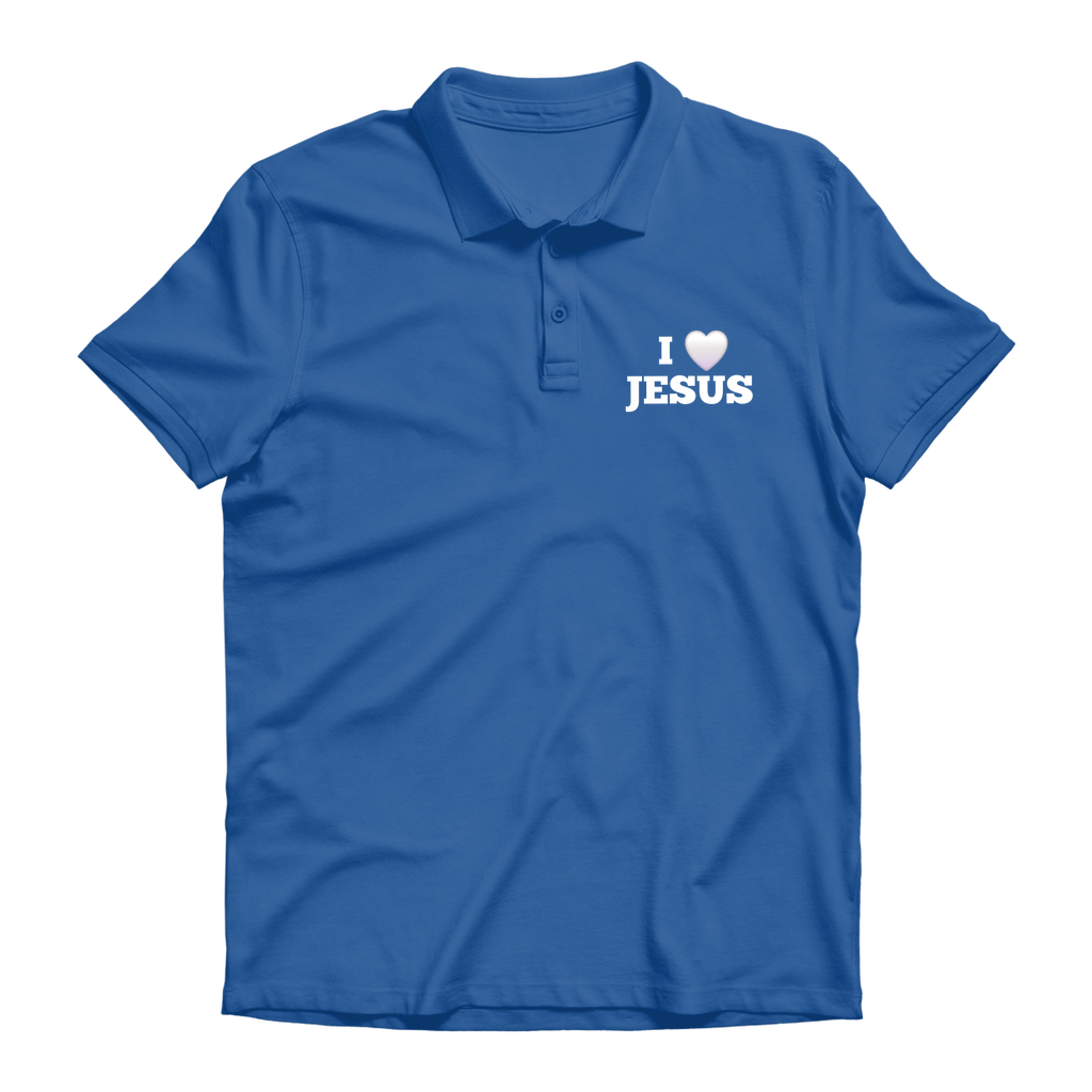 I Love Jesus Polo Shirt - Premium Men's Quality and Comfort