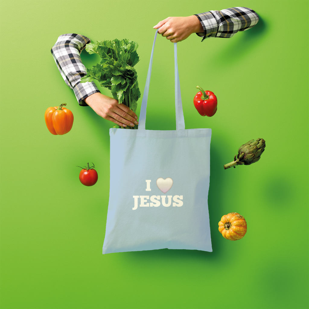 I love Jesus Shopper Tote Bag