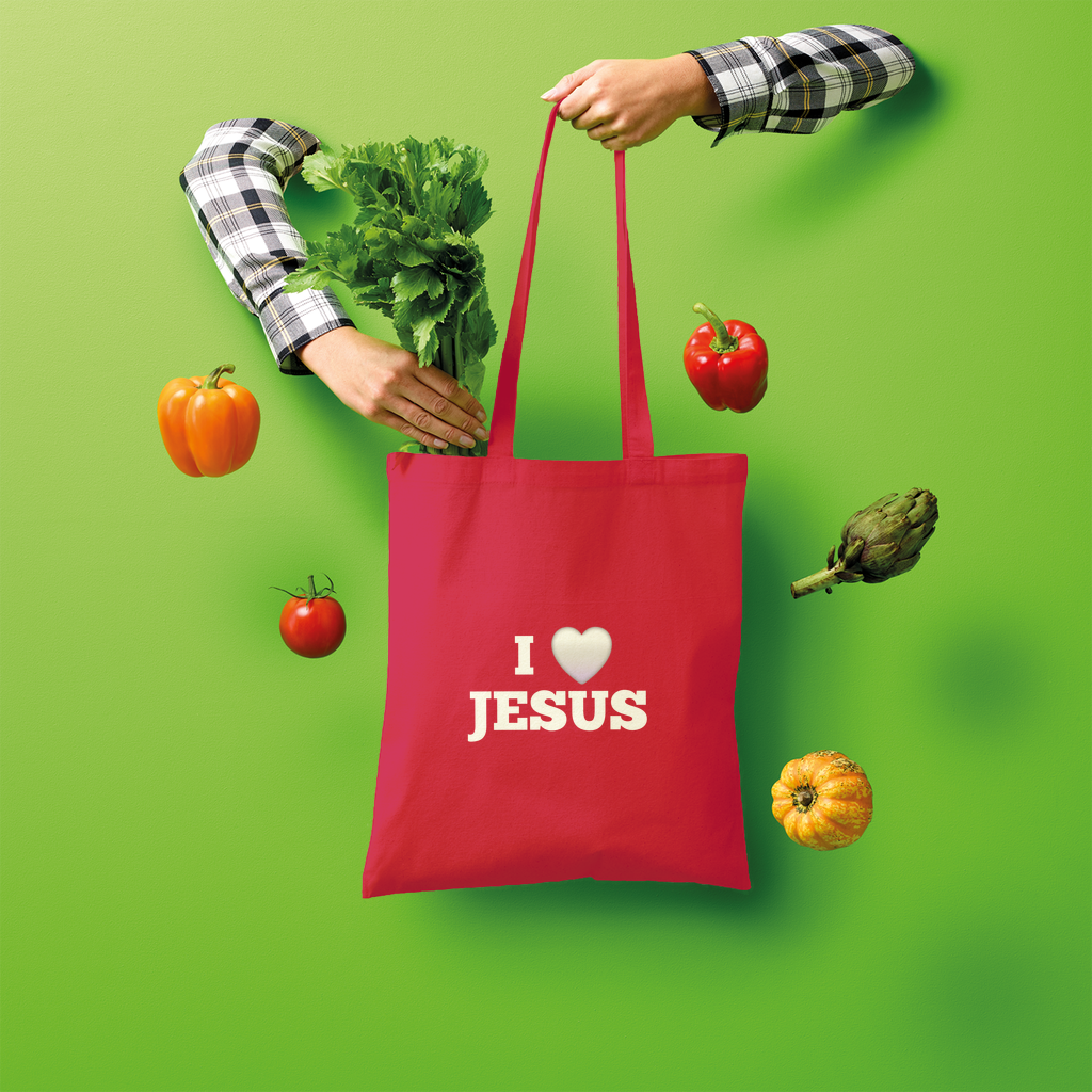 I love Jesus Shopper Tote Bag